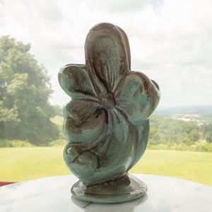 Magnolia Blossom Gonder Pottery Vintage Bud Vase